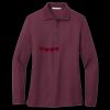 Women's Silk Touch Long Sleeve Polo Miniatura