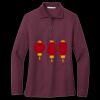 Women's Silk Touch Long Sleeve Polo Miniatura