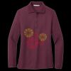 Women's Silk Touch Long Sleeve Polo Miniatura