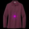 Women's Silk Touch Long Sleeve Polo Miniatura