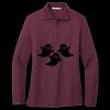 Women's Silk Touch Long Sleeve Polo Miniatura