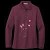 Women's Silk Touch Long Sleeve Polo Miniatura