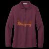 Women's Silk Touch Long Sleeve Polo Miniatura