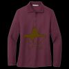 Women's Silk Touch Long Sleeve Polo Miniatura