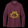 Women's Silk Touch Long Sleeve Polo Miniatura
