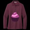 Women's Silk Touch Long Sleeve Polo Miniatura