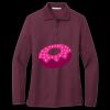 Women's Silk Touch Long Sleeve Polo Miniatura