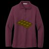 Women's Silk Touch Long Sleeve Polo Miniatura