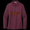 Women's Silk Touch Long Sleeve Polo Miniatura