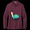 Women's Silk Touch Long Sleeve Polo Miniatura