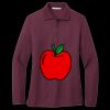 Women's Silk Touch Long Sleeve Polo Miniatura