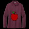 Women's Silk Touch Long Sleeve Polo Miniatura