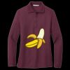 Women's Silk Touch Long Sleeve Polo Miniatura
