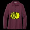 Women's Silk Touch Long Sleeve Polo Miniatura