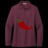Women's Silk Touch Long Sleeve Polo Miniatura