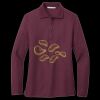 Women's Silk Touch Long Sleeve Polo Miniatura