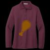 Women's Silk Touch Long Sleeve Polo Miniatura