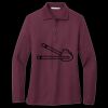 Women's Silk Touch Long Sleeve Polo Miniatura