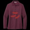 Women's Silk Touch Long Sleeve Polo Miniatura