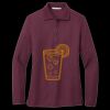 Women's Silk Touch Long Sleeve Polo Miniatura