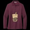 Women's Silk Touch Long Sleeve Polo Miniatura