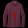 Women's Silk Touch Long Sleeve Polo Miniatura