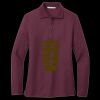 Women's Silk Touch Long Sleeve Polo Miniatura