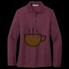 Women's Silk Touch Long Sleeve Polo Miniatura