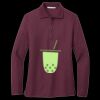 Women's Silk Touch Long Sleeve Polo Miniatura