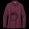 Women's Silk Touch Long Sleeve Polo Miniatura