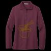 Women's Silk Touch Long Sleeve Polo Miniatura