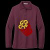Women's Silk Touch Long Sleeve Polo Miniatura