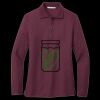 Women's Silk Touch Long Sleeve Polo Miniatura