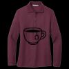 Women's Silk Touch Long Sleeve Polo Miniatura