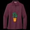 Women's Silk Touch Long Sleeve Polo Miniatura