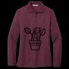 Women's Silk Touch Long Sleeve Polo Miniatura