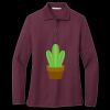 Women's Silk Touch Long Sleeve Polo Thumbnail