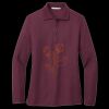 Women's Silk Touch Long Sleeve Polo Thumbnail