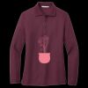 Women's Silk Touch Long Sleeve Polo Thumbnail