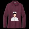 Women's Silk Touch Long Sleeve Polo Thumbnail