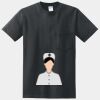 DryBlend ® 50 Cotton/50 Poly Pocket T Shirt Thumbnail