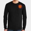 Ultra Cotton ® 100% US Cotton Long Sleeve T Shirt with Pocket Miniatura