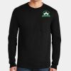 Ultra Cotton ® 100% US Cotton Long Sleeve T Shirt with Pocket Miniatura