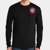 Ultra Cotton ® 100% US Cotton Long Sleeve T Shirt with Pocket Miniatura