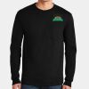 Ultra Cotton ® 100% US Cotton Long Sleeve T Shirt with Pocket Miniatura