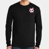 Ultra Cotton ® 100% US Cotton Long Sleeve T Shirt with Pocket Thumbnail