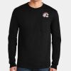 Ultra Cotton ® 100% US Cotton Long Sleeve T Shirt with Pocket Thumbnail