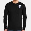 Ultra Cotton ® 100% US Cotton Long Sleeve T Shirt with Pocket Thumbnail