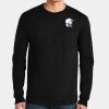 Ultra Cotton ® 100% US Cotton Long Sleeve T Shirt with Pocket Thumbnail