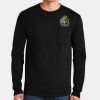 Ultra Cotton ® 100% US Cotton Long Sleeve T Shirt with Pocket Thumbnail